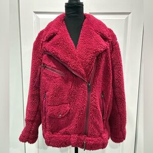 Free People Moto Teddy Jacket